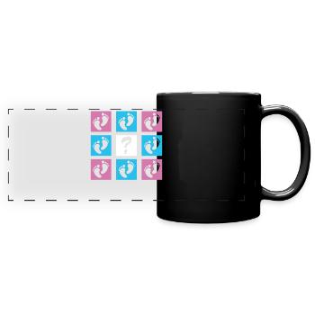 Bébé Révéler Bébé Annonce Genre Révéler - Mug panoramique uni - noir - Devant