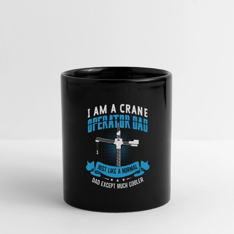 Crane operator Work Construction worker Crane driver Gift Full Colour Panoramic Mug