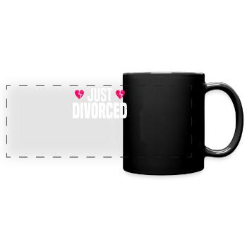 Divorce Séparation Mariage Ex Partie au divorce - Mug panoramique uni - noir - Devant