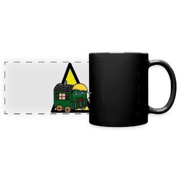 Construction Construction Site Construction Trailer Builder Commercial - Full Colour Panoramic Mug - black - Front