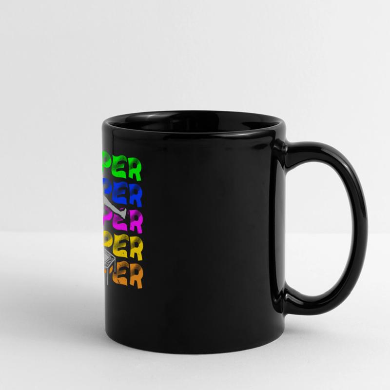 Trampoline Jumping Trampoline Trampoline Trampoline Mug panoramique uni