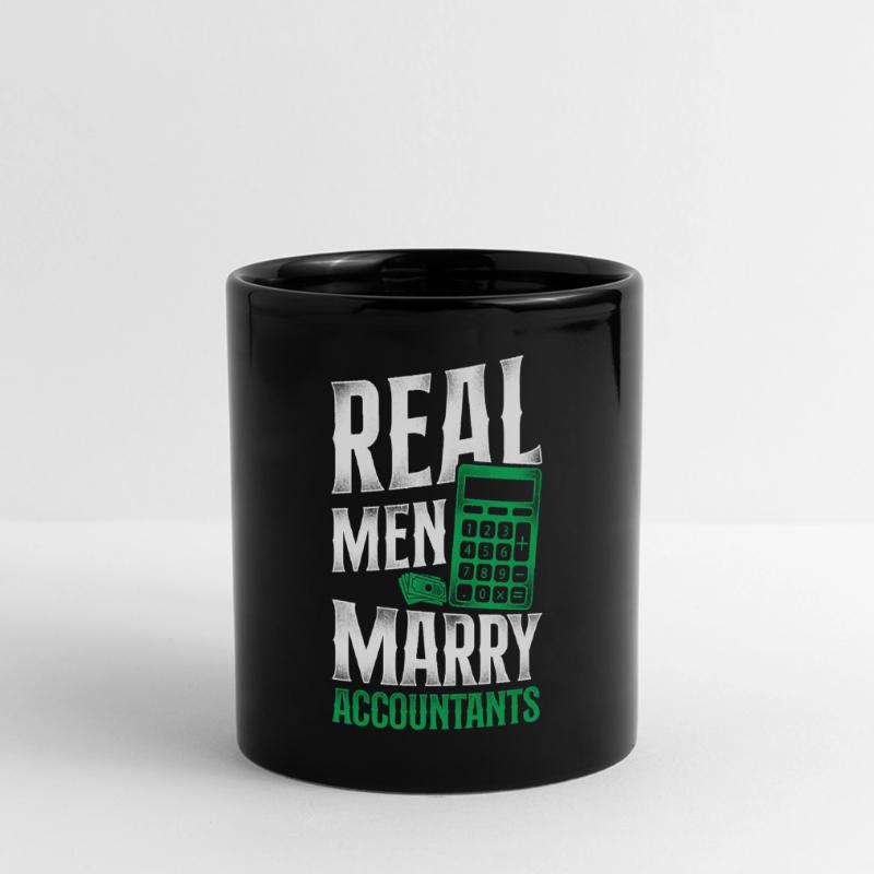 Mariage comptable comptable Mug panoramique uni
