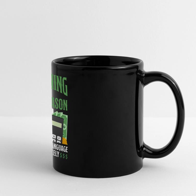 Comptable Comptable Comptable Comptabilité Mug panoramique uni