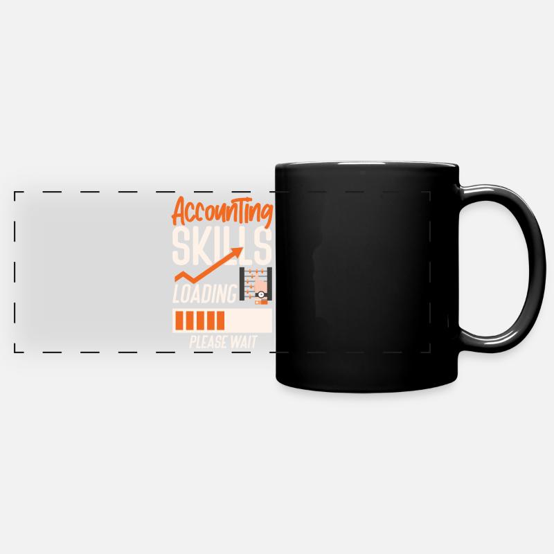 Comptable Comptable Comptable - Mug panoramique uni - noir