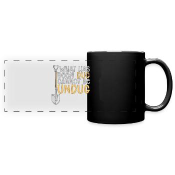 Archaeology What Has Been Excavation Archaeologist - Panorama-Tasse farbig - Schwarz - Vorne