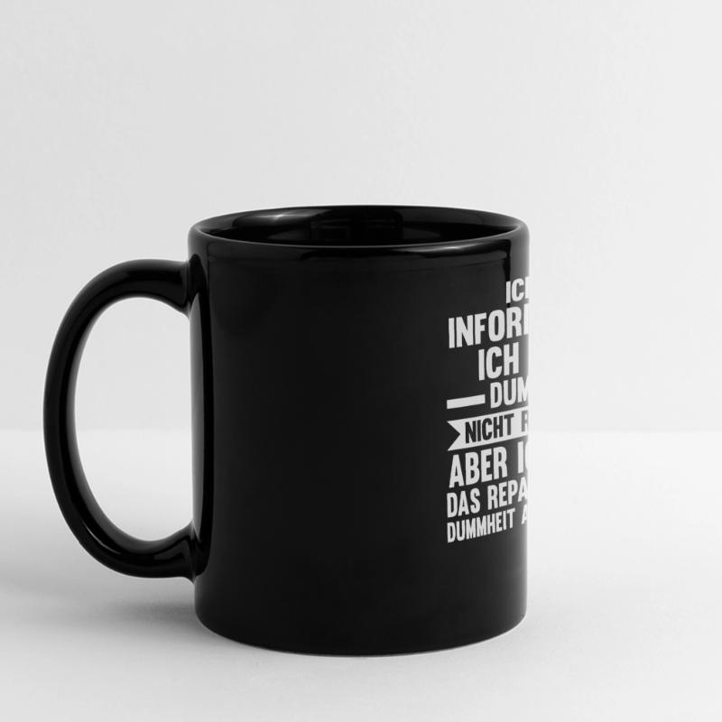 IT Fachmann Informatik Informatiker Programmierer Panorama-Tasse farbig