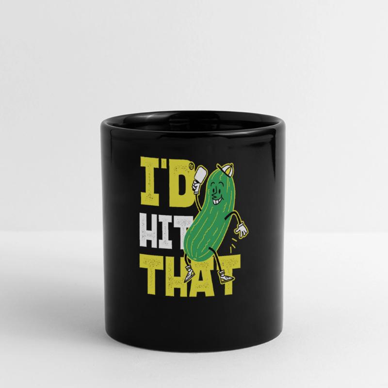 Pickleball pickle J’avais frappé ça Mug panoramique uni