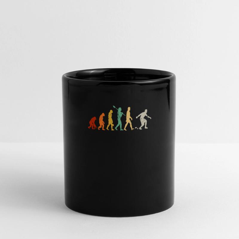 Bocce ball evolution, bocce ball Panorama-Tasse farbig