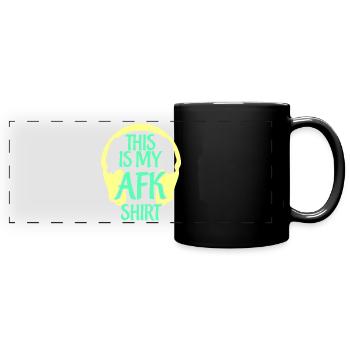 Gaming AFK Citation Gamer Gamers Gamers - Mug panoramique uni - noir - Devant