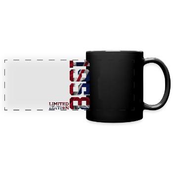 ÉDITION LIMITÉE ANGLETERRE 1958 ROYAUME-UNI 68E ANNIVERSAIRE - Mug panoramique uni - noir - Devant