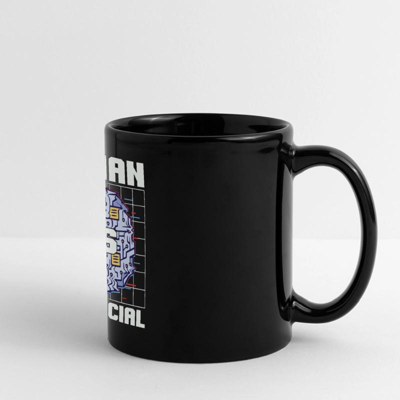 Artificial Intelligence Human VS Engineer Robotics Full Colour Panoramic Mug