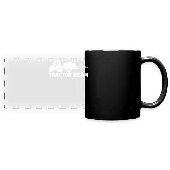 Farmer Tractor Beam Farmer - Full Colour Panoramic Mug - black - Front