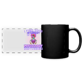 Mycology, Ant, Zombie, Mycology, Biology - Full Colour Panoramic Mug - black - Front