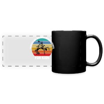 Wrestling Weil Andere Sportarten Für Kinder - Panorama-Tasse farbig - Schwarz - Vorne