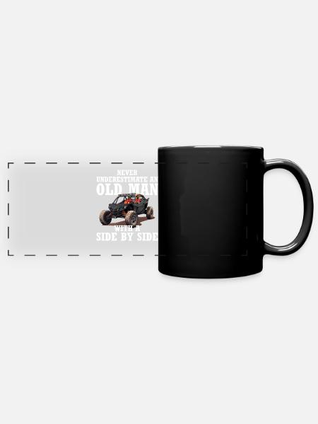 UTV SXS Racing - Panorama-Tasse farbig - Schwarz
