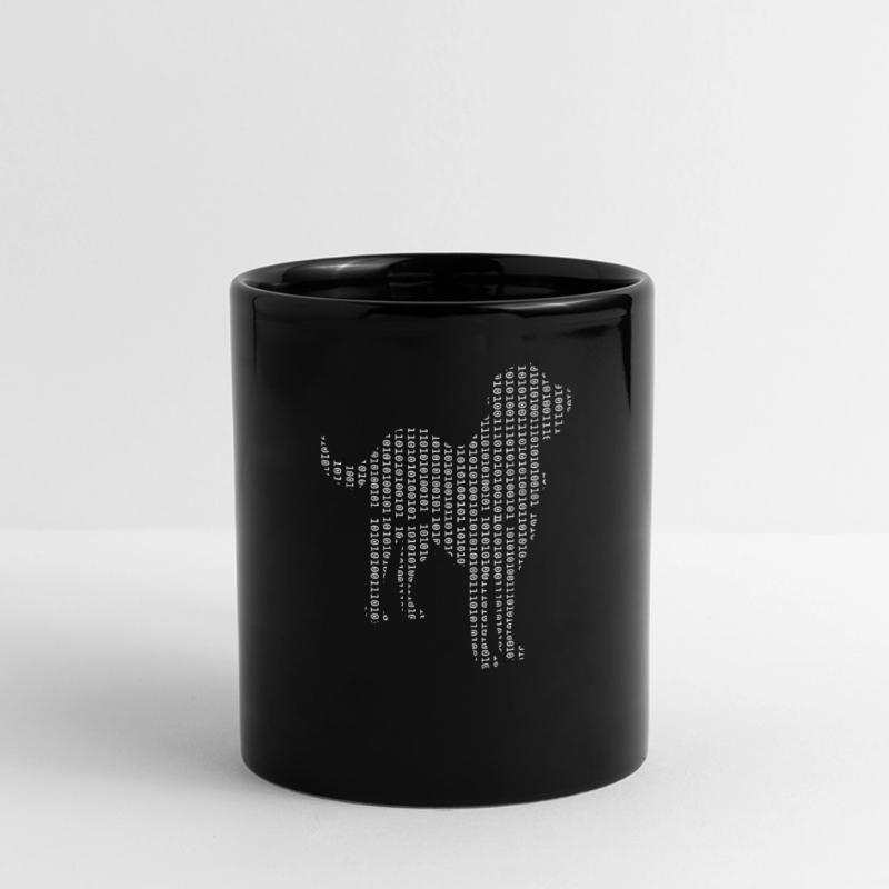 Computer Scientist Dog Admin Programmer Full Colour Panoramic Mug