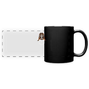 Shetlandpony Hemdtasche Shetty - Panorama-Tasse farbig - Schwarz - Vorne