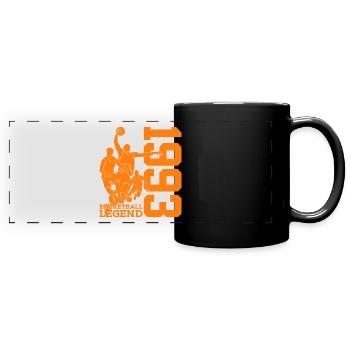 BASKETBALL LEGEND 1993 BASKETBALL 33RD BIRTHDAY - Full Colour Panoramic Mug - black - Front