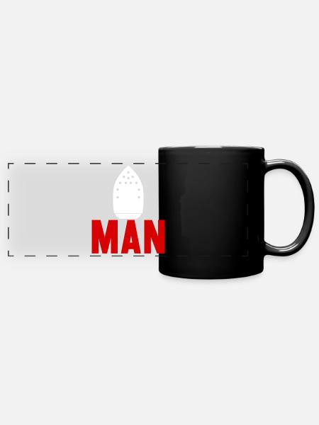 Triathlon Triathleten Witz Triathlet - Panorama-Tasse farbig - Schwarz