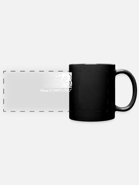 Rhythmische Sportgymnastik Turnen - Panorama-Tasse farbig - Schwarz