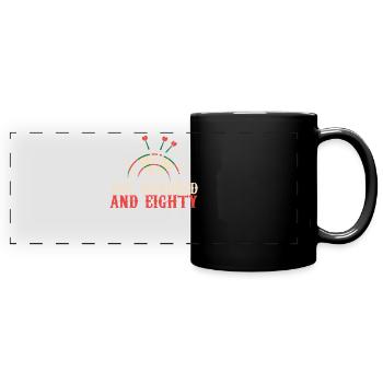 Fléchettes Cent quatre-vingts Dart Score - Mug panoramique uni - noir - Devant