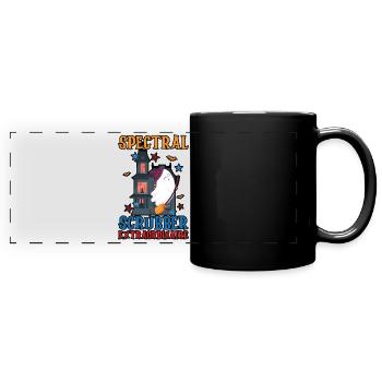Spectral Scrubber Extraordinaire Caretaker Hello - Full Colour Panoramic Mug - black - Front