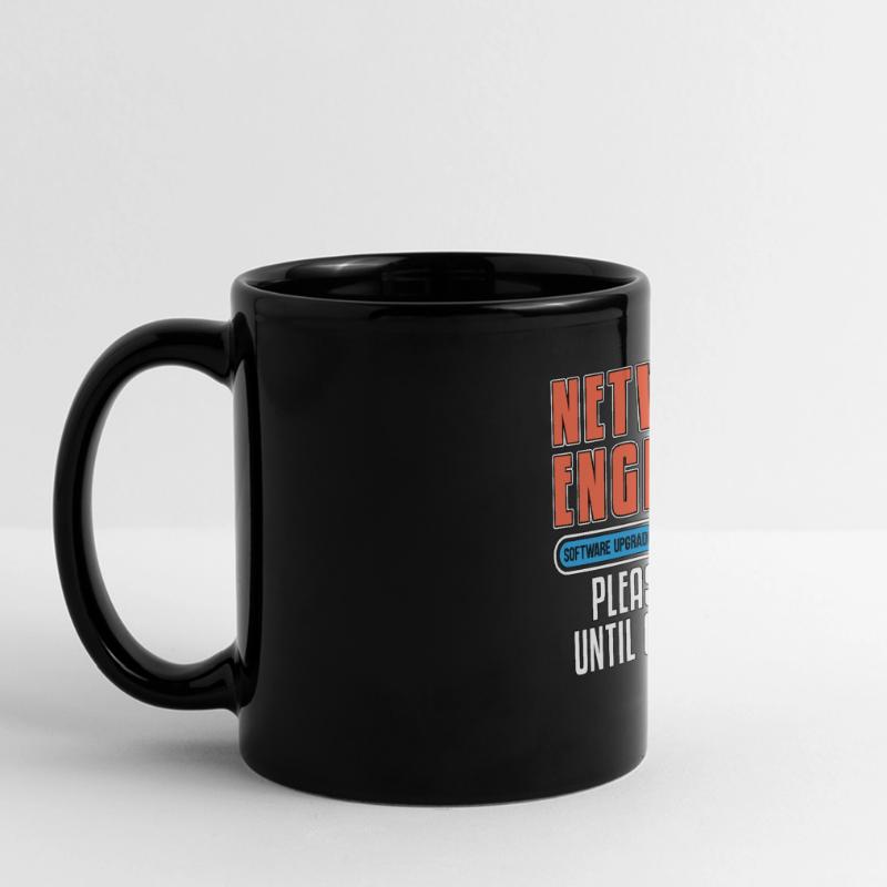 Network Engineer Software Upgrade Computer Science Panorama-Tasse farbig