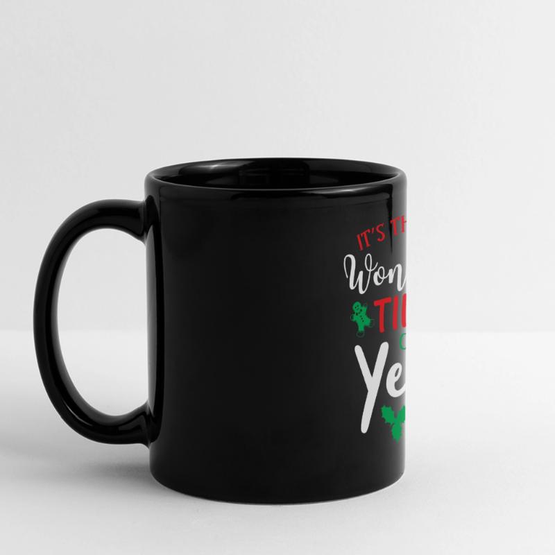 C’est la période la plus merveilleuse de l’année Mug panoramique uni