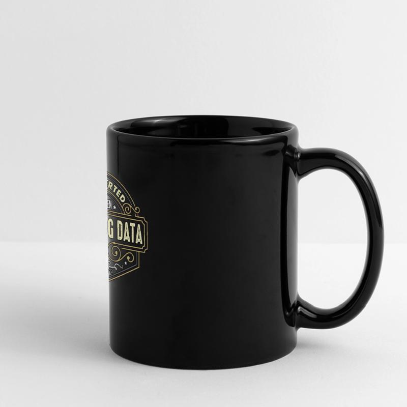 Data Analyst Extroverted Only When Data Scientist Full Colour Panoramic Mug