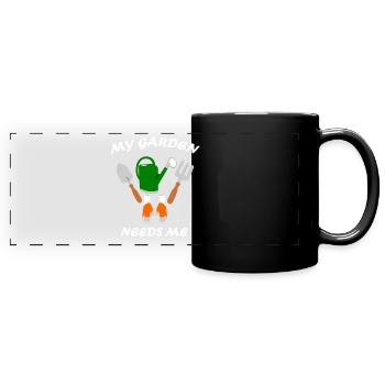 Garden Gardening Landscaping Gardener - Full Colour Panoramic Mug - black - Front