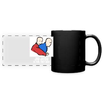 BJJ Brazilian Ju-Jitsu Jiu-Jitsu - Full Colour Panoramic Mug - black - Front
