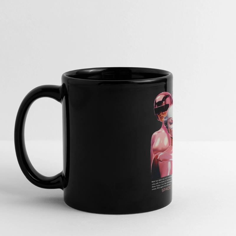 Astronautes de l’espace, voyageurs de l’espace de science-fiction Mug panoramique uni