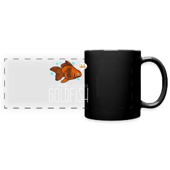 Goldfish Talking Gold Fish - Panorama-Tasse farbig - Schwarz - Vorne