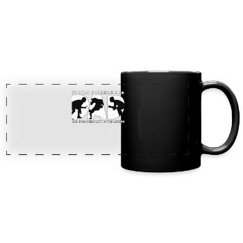 Catch Wrestler Dad The Idol Freestyle Wrestling - Mug panoramique uni - noir - Devant
