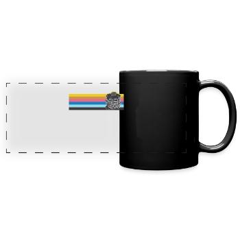 Pancake Lover Kids Retro Vintage - Full Colour Panoramic Mug - black - Front