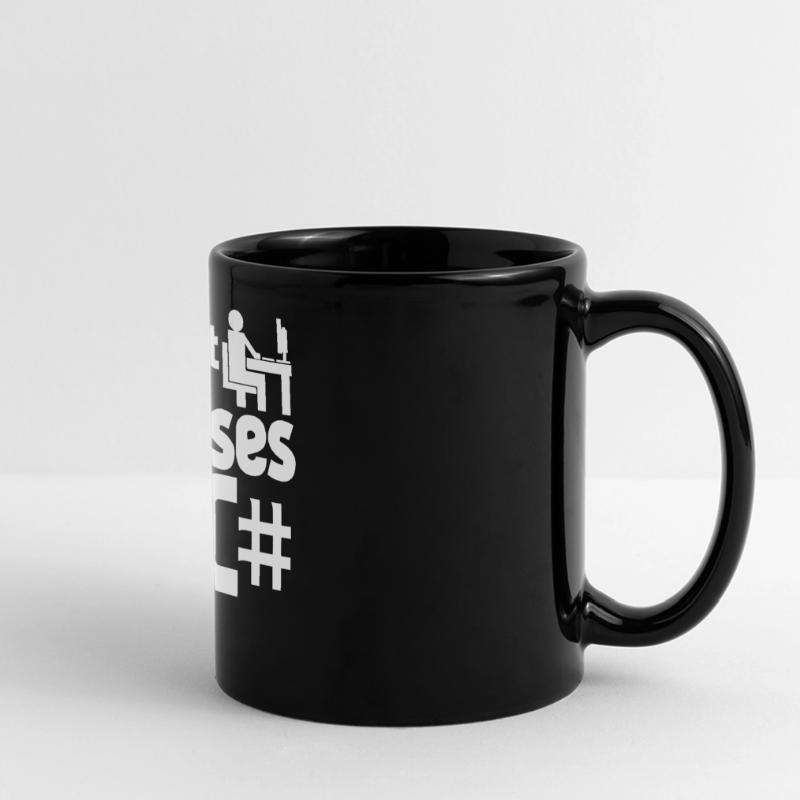 Admin Programmer Computer Science Full Colour Panoramic Mug