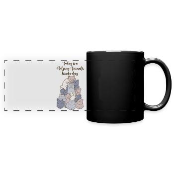 Veterinary Assistant Cats Veterinarian - Panorama-Tasse farbig - Schwarz - Vorne