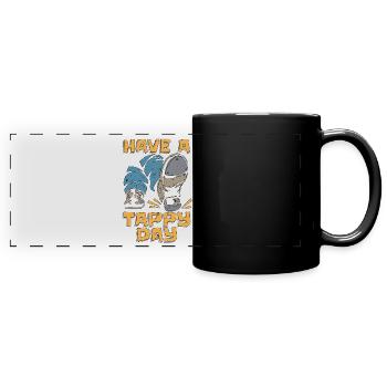 Tap Dance Have A Tappy Day Stomping Tap Dancer - Full Colour Panoramic Mug - black - Front
