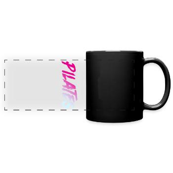 Instructeur de Pilates Professeur de Pilates - Mug panoramique uni - noir - Devant