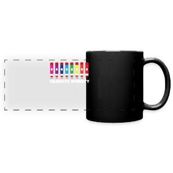 Bingo Player Celebrate Diversity - Panorama-Tasse farbig - Schwarz - Vorne