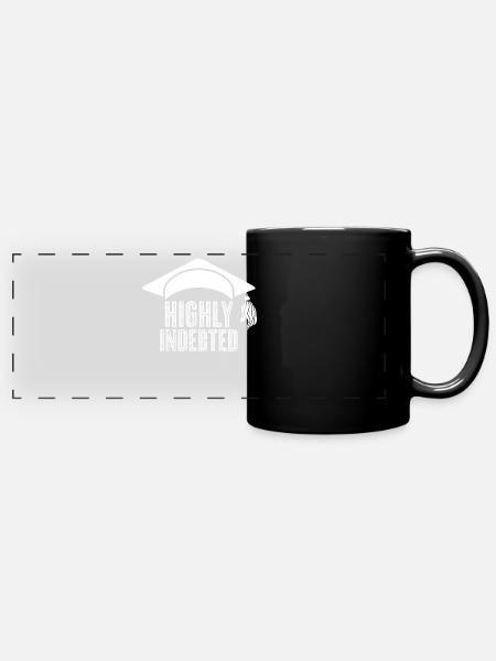 Semester Fee Students Tuition Fee - Panorama-Tasse farbig - Schwarz