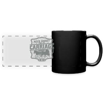 Coachmen Horse Carriage Coachman - Full Colour Panoramic Mug - black - Front