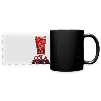 Cola Joke Limonade - Mug panoramique uni - noir - Devant
