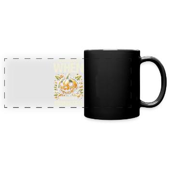 Pourquoi être soi-même quand on peut être un monstre - Mug panoramique uni - noir - Devant