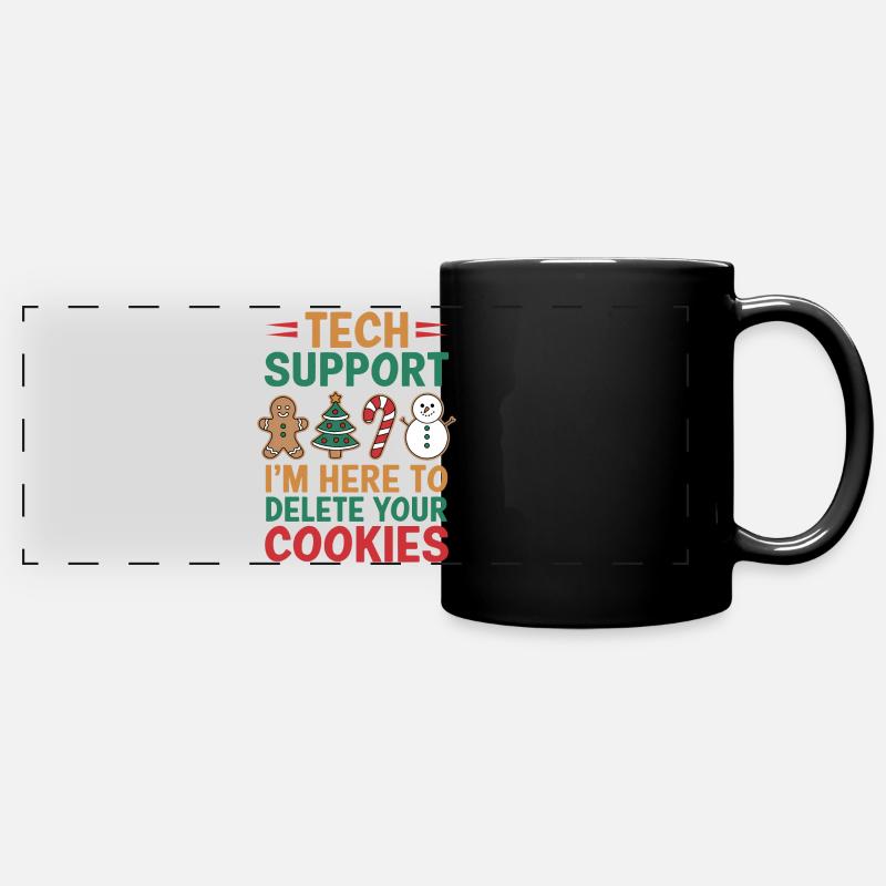Cookies Saying Funny Christmas Cookies Gift - Full Colour Panoramic Mug - black
