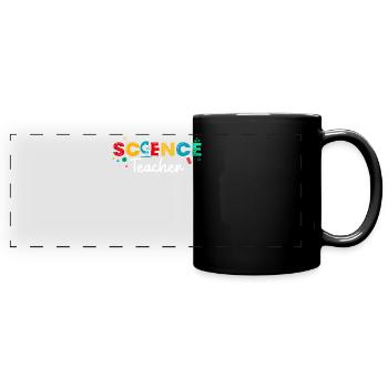 Professeur de sciences Appréciation Scientifique Drôle - Mug panoramique uni - noir - Devant