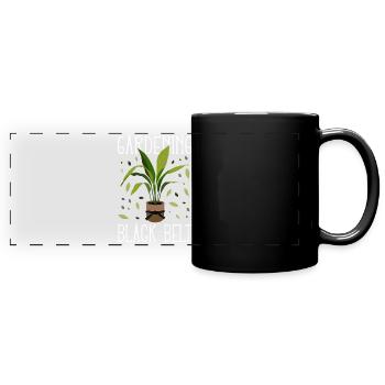Amoureux des plantes Jardinage Jardinage - Mug panoramique uni - noir - Devant
