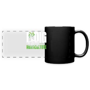 Plant Lover Gardening Pun I Dig - Full Colour Panoramic Mug - black - Front
