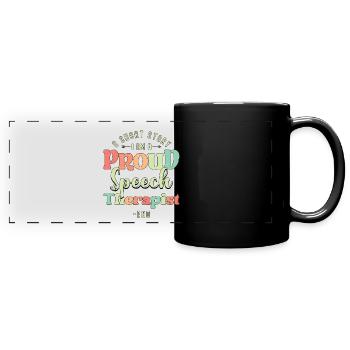 Speech Therapy A Short Story I Am Physiotherapist - Full Colour Panoramic Mug - black - Front