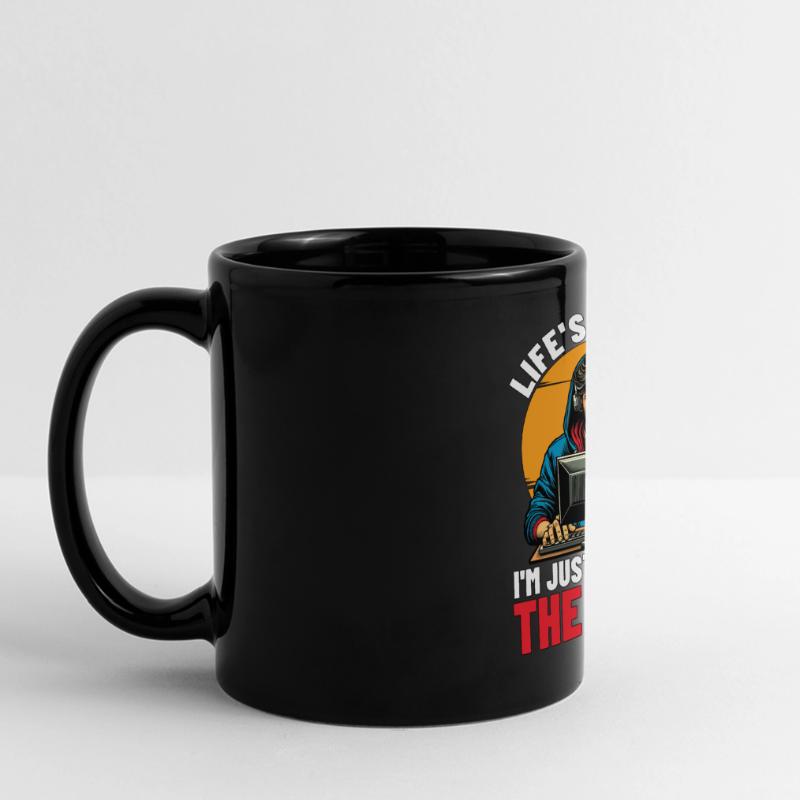 Coder Life's A Game I'm Just Web Developer Coders Full Colour Panoramic Mug